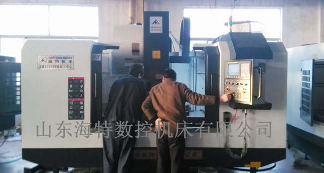 VMC850加工中心檢測中